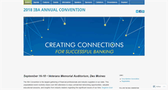 Desktop Screenshot of ibaconvention.com
