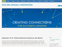Tablet Screenshot of ibaconvention.com